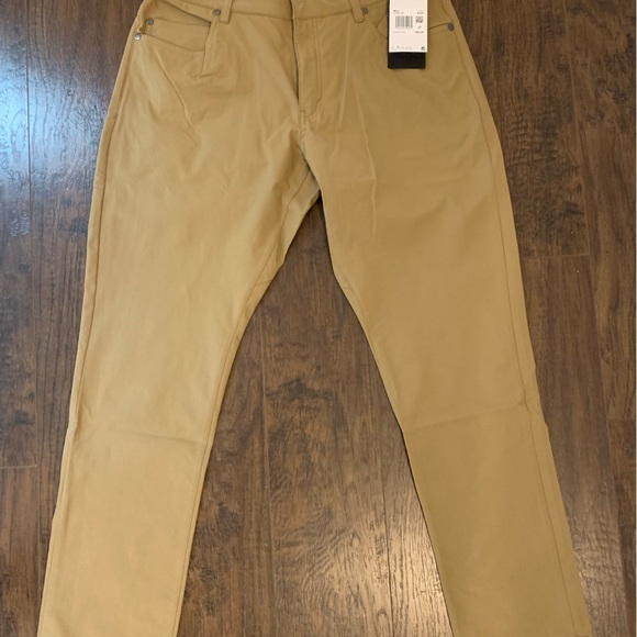 New Nike Dri-Fit Repel 5 Pocket Slim Fit Golf Pants, Dark Driftwood - Picture 2 of 9